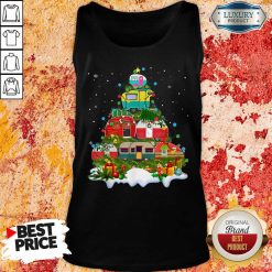 Nice Camping Christmas Tree Tank Top-Design By Soyatees.com