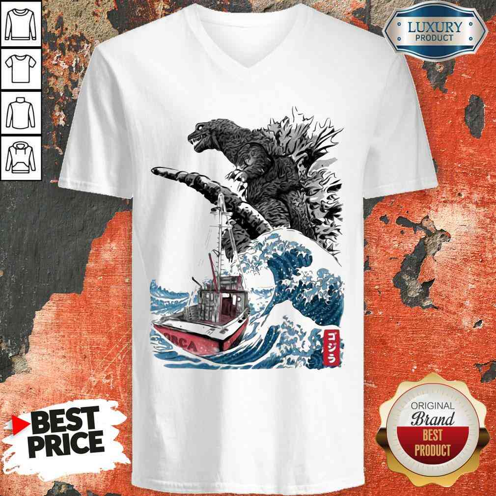 Nice Dinosaurs You’Re Gonna Need A Bigger Boat V-neck-Design By Soyatees.com