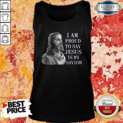  I Am Proud To Say Jesus Is My Savior Tank Top-Design By Soyatees.com