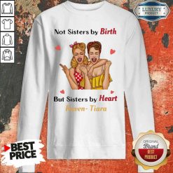 Nice Not Sister By Birth But Sisters By Heart Raven Tiara Sweatshirt-Design By Soyatees.com