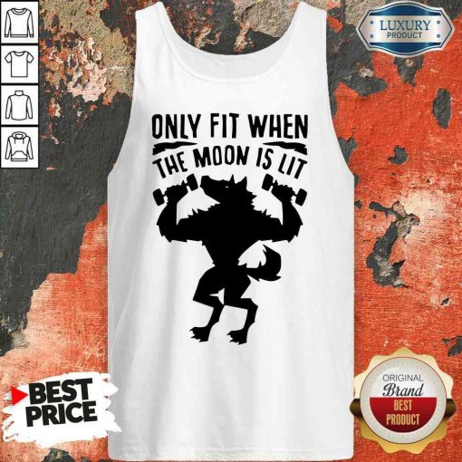 Nice Only Fit When The Moon Is Lit Tank Top-Design By Soyatees.com