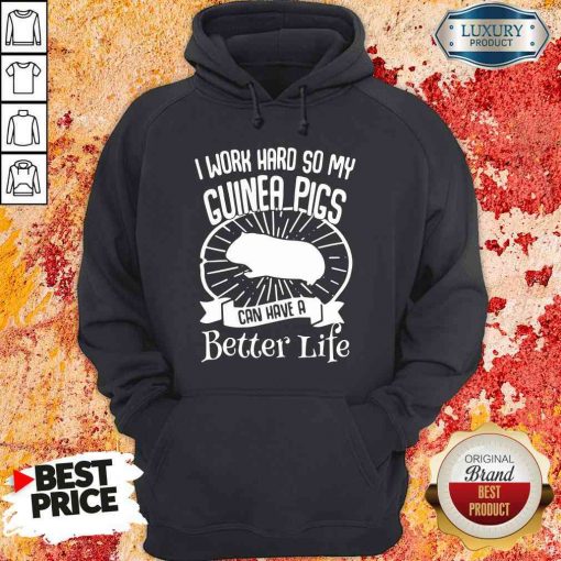 Official I Work Hard So My Guinea Pigs Can Have A Better Life Hoodie-Design By Soyatees.com