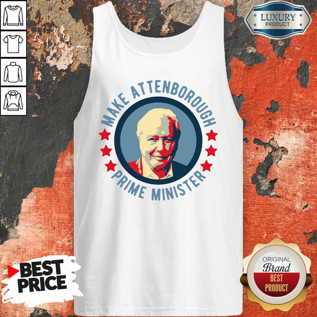 Official Make Attenborough Prime Minister Tank Top-Design By Soyatees.com