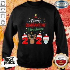 Official Merry Quarantine Christmas Sweatshirt-Design By Soyatees.com