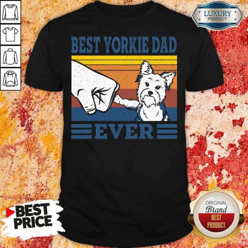 Original Best Yorkie Dad Ever Vintage Shirt-Design By Soyatees.com