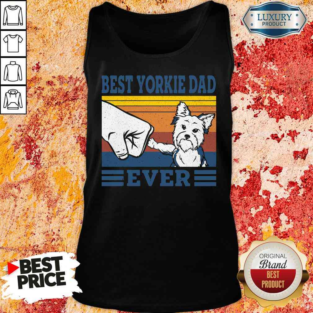 Original Best Yorkie Dad Ever Vintage Tank Top-Design By Soyatees.com