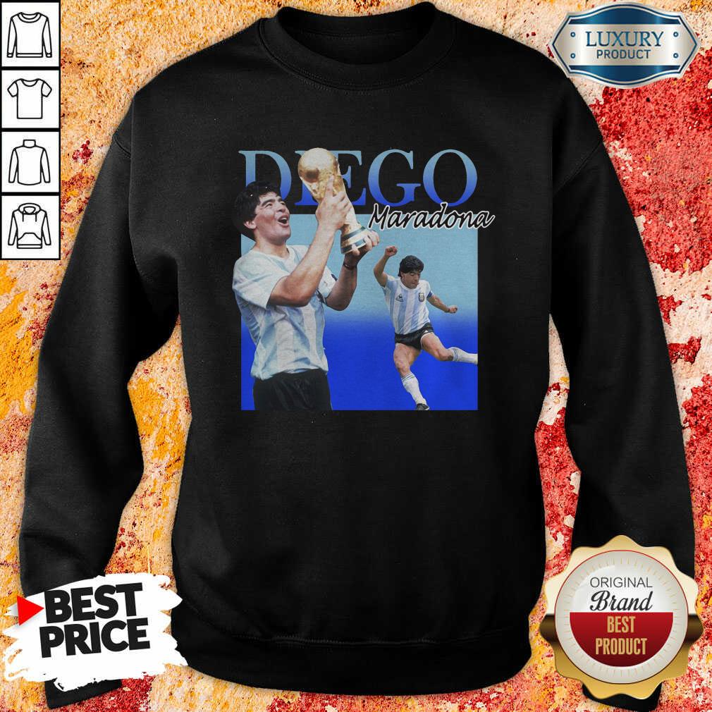 Diego Armando Maradona Soccer World Cup Sweatshirt-Design By Soyatees.com