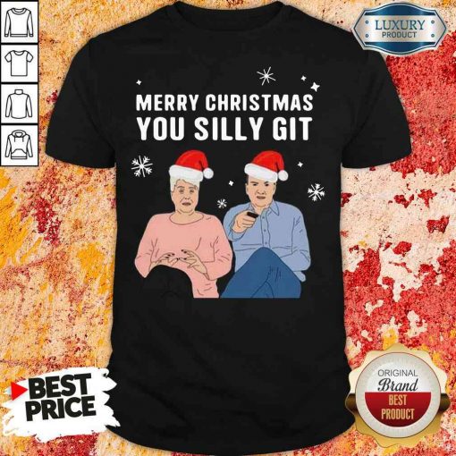 Original Jenny And Lee Ugly Merry Christmas You Silly Git Shirt-Design By Soyatees.com