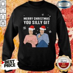 Original Jenny And Lee Ugly Merry Christmas You Silly Git Sweatshirt-Design By Soyatees.com