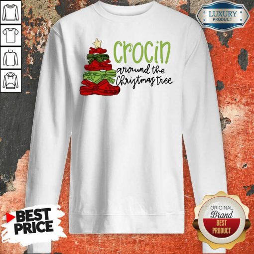 Crocin’ Around The Christmas Tree Sweatshirt-Design By Soyatees.com