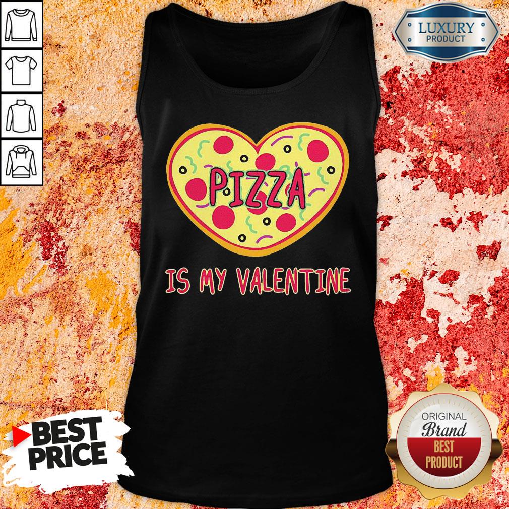 Perfect Pizza Is My Valentine  Tank Top-Design By Soyatees.com