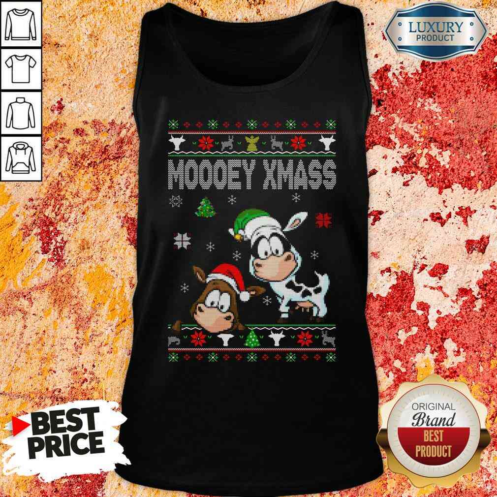 Premium Cows Moooey Xmass Ugly Christmas Tank Top-Design By Soyatees.com