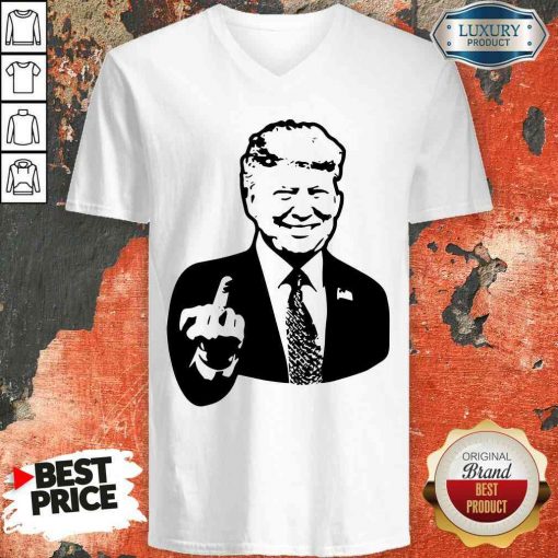 Premium Go Trump Yourself Decal Pocket V-neck-Design By Soyatees.com