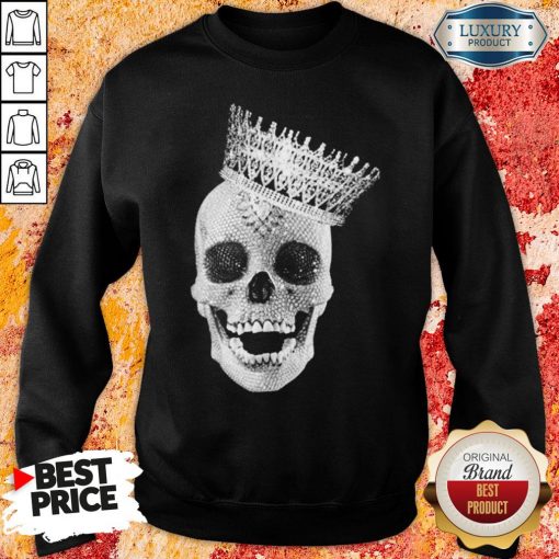 Premium King Skull Diamond Sweatshir-Design By Soyatees.com
