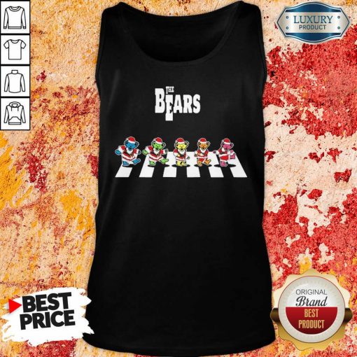 Santa Grateful Dead The Bears Abbey Road Merry Christmas Tank Top-Design By Soyatees.com