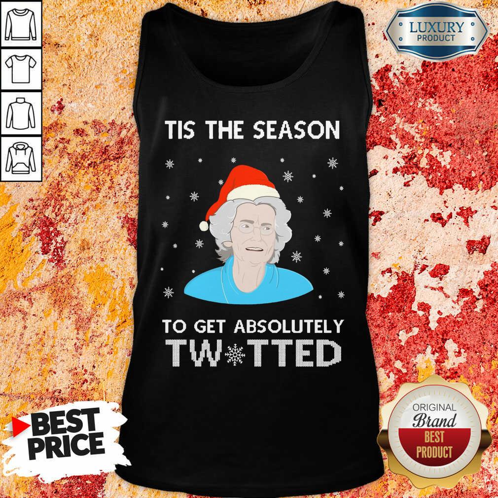 Tis The Season To Get Absolutely Twatted Christmas Tank Top-Design By Soyatees.com