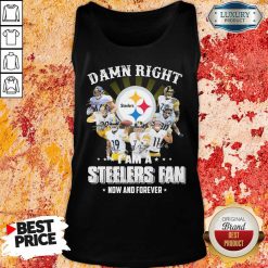 Damn Right Steelers Fan Now And Forever Tank Top-Design By Soyatees.com