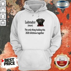 Pretty Labrador The Only Thing Making This 2020 Shitshow Together Hoodie-Design By Soyatees.com