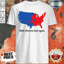 Pretty Make America Kind Again Hugging America Map Shirt-Design By Soyatees.com