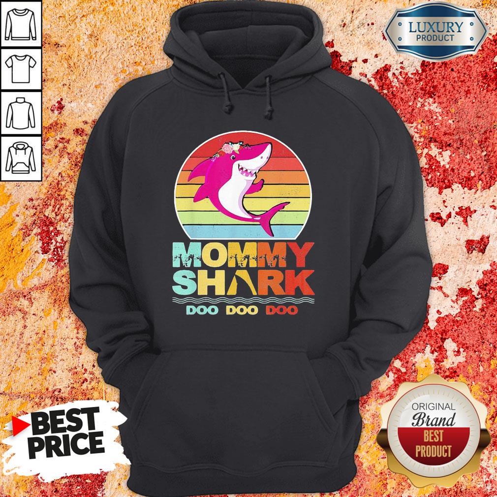 Pretty Mommy Of The Baby Shark Birthday  Hoodie-Design By Soyatees.com