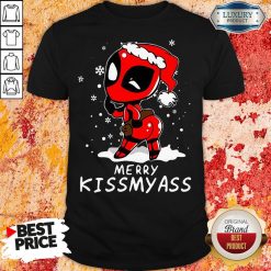 Top Deadpool Merry Kiss My Ass Shirt-Design By Soyatees.com
