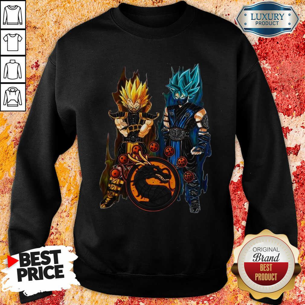 Dragon Ball Son Goku And Vegeta Sweatshirt-Design By Soyatees.com