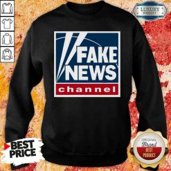 Top Fake News Channel Sweatshirt-Design By Soyatees.com