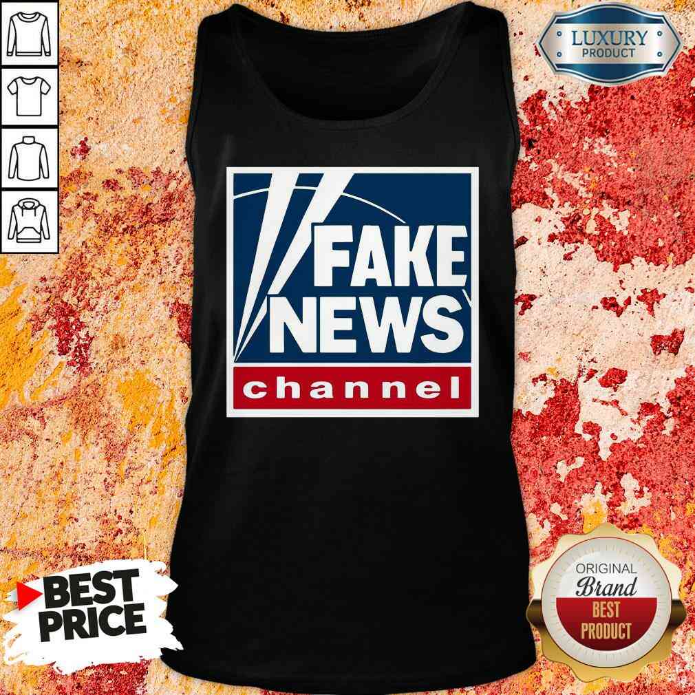 Top Fake News Channel Tank Top-Design By Soyatees.com