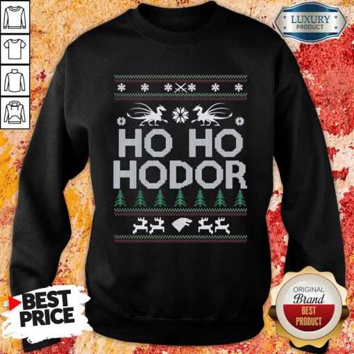 Ho Ho Hodor Toothless Merry Christmas Sweatshirt-Design By Soyatees.com