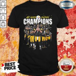 Pittsburgh Steelers Team Football Afc North Division Champions Signatures Shirt - Desisn By Soyatees.com