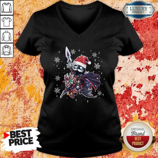 Lich King Christmas Edition Classic V-neck-Design By Soyatees.com