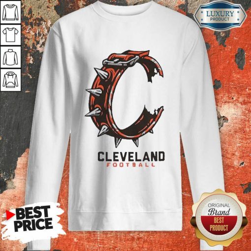 Logo Cleveland Football Sweatshirt-Design By Soyatees.com