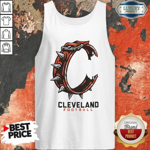 Logo Cleveland Football Tank Top-Design By Soyatees.com