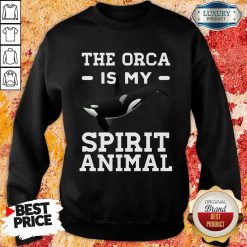 The Orca Is My Spirit Animal Killer Whale Sweatshirt-Design By Soyatees.com