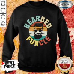 Bearded Funcle Vintage 2021 Sweatshirt-Design By Soyatees.com