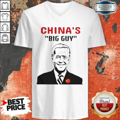 Biden Is China’S Guy In A Big Way Election V-neck-Design By Soyatees.com