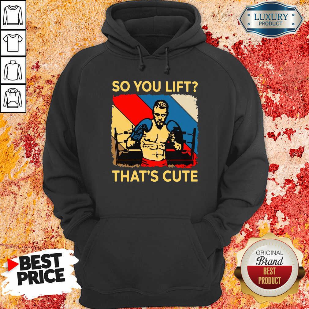  Boxing So You Lift That’S Cute Vintage Hoodie-Design By Soyatees.com