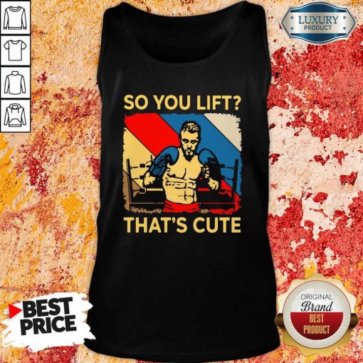 Boxing So You Lift That’S Cute Vintage Tank Top-Design By Soyatees.com