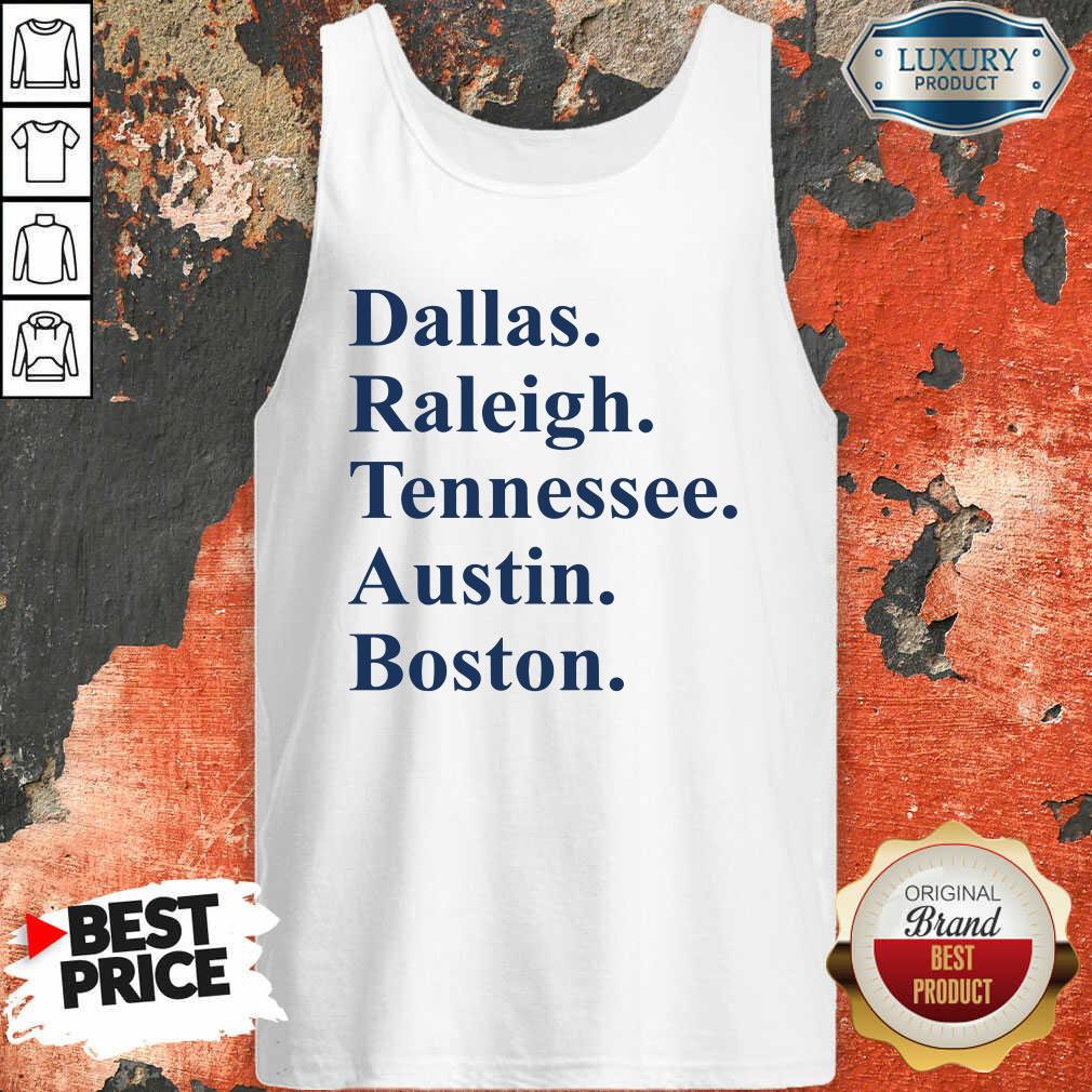 Dallas Raleigh Tennessee Austin Boston Tank Top-Design By Soyatees.com