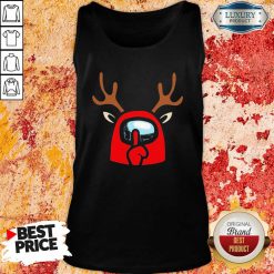 Among Us Reindeer Imports Christmas Tank Top-Design By Soyatees.com