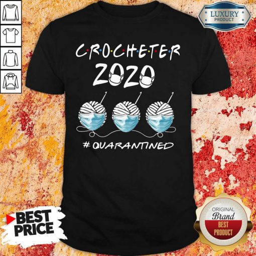 Crocheter 2020 Face Mask Quarantined Shirt-Design By Soyatees.com