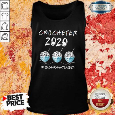  Crocheter 2020 Face Mask Quarantined V-neck-Design By Soyatees.com