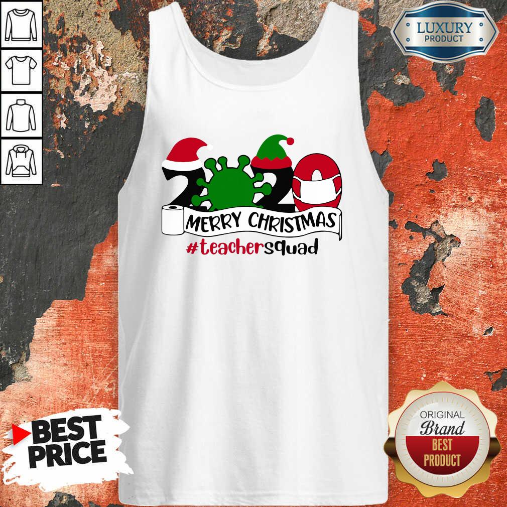 Merry Christmas 2020 Santa Elf Coronavirus Tank Top-Design By Soyatees.com