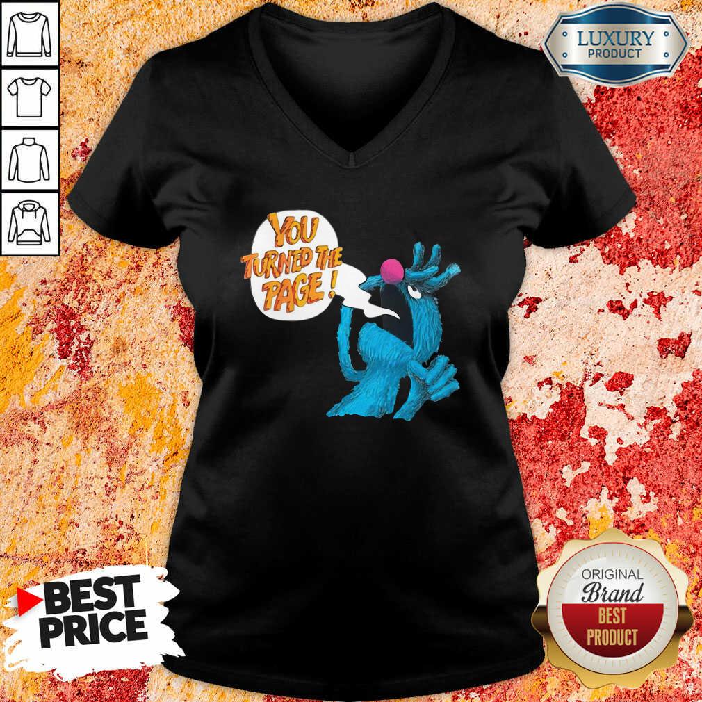 Puppet Monster You Turned The Page V-neck - Desisn By Soyatees.com
