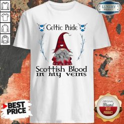 Gnomes Celtic Pride Scottish Blood In My Veins Shirt-Design By Soyatees.com