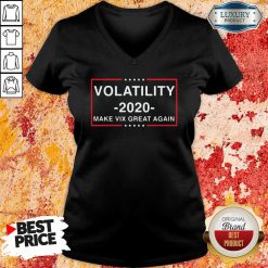 Volatility 2020 Make Vix Great Again V-neck-Design By Soyatees.com