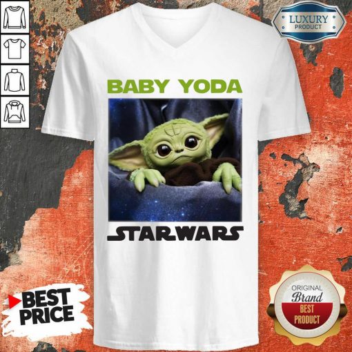 Hot Baby Yoda Star Wars V-neck-Design By Soyatees.com