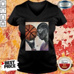 Michael Jordan Basketball V-neck - Desisn By Soyatees.com