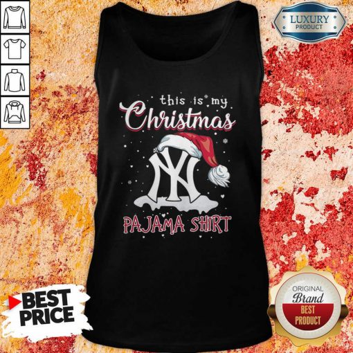 This Is My Christmas Pajama New York Yankees Tank Top-Design By Soyatees.com