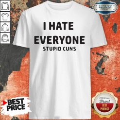 I Hate Everyone Stupid Cunts Slogan Men’S Shirt-Design By Soyatees.com